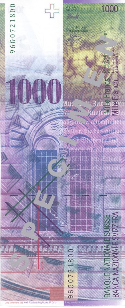 1000 франков